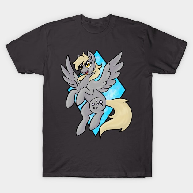 Derp Horse T-Shirt by Luckyponytattoo